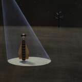 Papillon de nuit Canvas oil 21th century - Foto 2