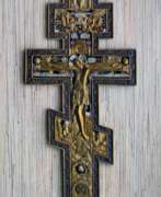 Objets religieux. Старообрядческий киотный крест XVIII в
