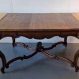 Обеденный стол из дуба с раздвижными секциями Oak Early 20th century г. - фото 6