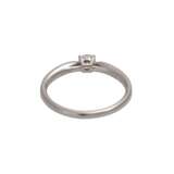 TIFFANY & CO Ring mit Brillant, ca. 0,23 ct, FW (F)/VVS1 - Foto 4