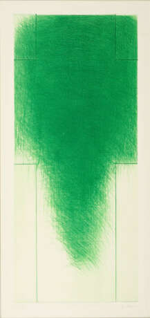 Arnulf Rainer. Grünes Kreuz (Großes Kreuz IV) - фото 1