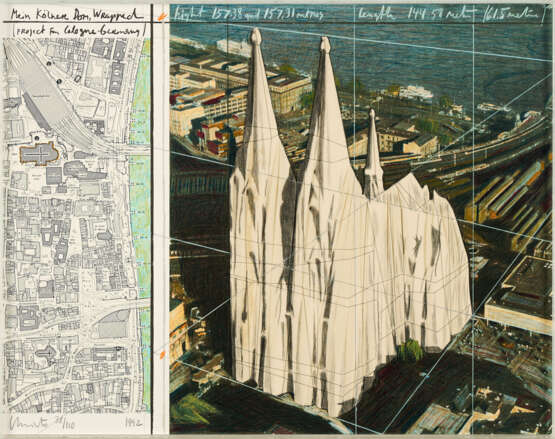 Christo. Mein Kölner Dom, Wrapped (Project For Cologne - Germany) - фото 2