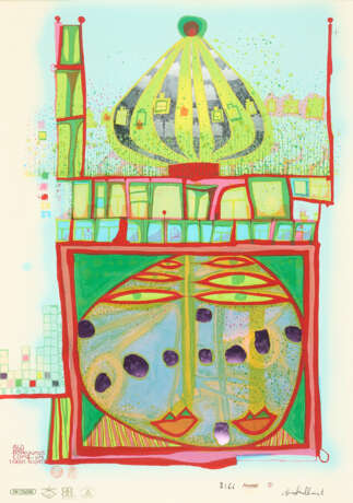 Friedensreich Hundertwasser. 10002 Nights Homo Humus Come Va How Do You Do - Foto 1