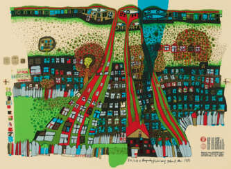 Friedensreich Hundertwasser. Let us pray Manitou wins