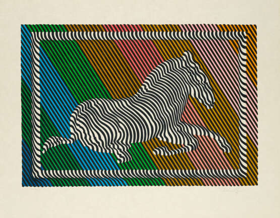 Victor Vasarely. Untitled (Pferd) - фото 1