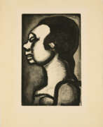 Kunstdrucke. Georges Rouault. Profil (From: Réincarnations du Père Ubu)