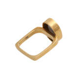 Ring mit Opal, oval, ca. 13x10 mm, - Foto 3