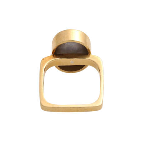 Ring mit Opal, oval, ca. 13x10 mm, - фото 4