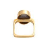 Ring mit Opal, oval, ca. 13x10 mm, - фото 4