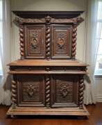 Product catalog. French Renaissance Revival Carved Oak Buffet &agrave; Deux Corps, 19 Century