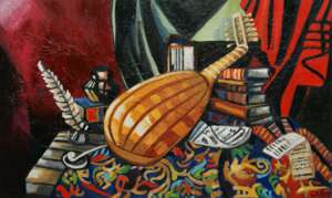 Still life with lute