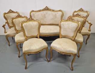 Exquisite and beautiful sofa with 6 chairs