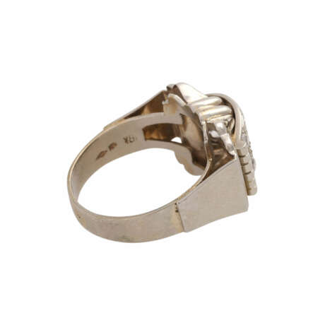 Ring mit 6 Altschliffdiamanten, zusammen ca. 0,85 ct, WEISS-LGW (H-J)/VS-SI, - фото 3