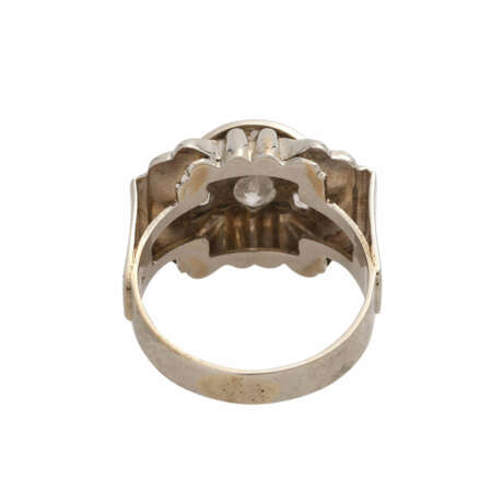 Ring mit 6 Altschliffdiamanten, zusammen ca. 0,85 ct, WEISS-LGW (H-J)/VS-SI, - фото 4