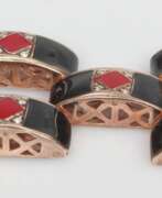 Produktkatalog. Bracelet en or avec &eacute;maux bicolores et diamants 