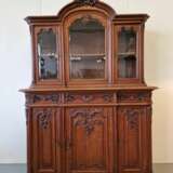Beautiful oak display case Oak Early 20th century - photo 7