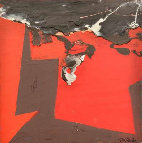 Abstract composition Lacquered wood Mid-20th century - photo 1