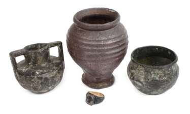 Drei antike Gefäße