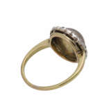 Ring mit Halbperle und Diamanten - photo 3