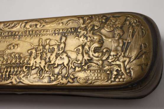 Barocke Iserlohner Tabatiere Schlacht bei Torgau - photo 3