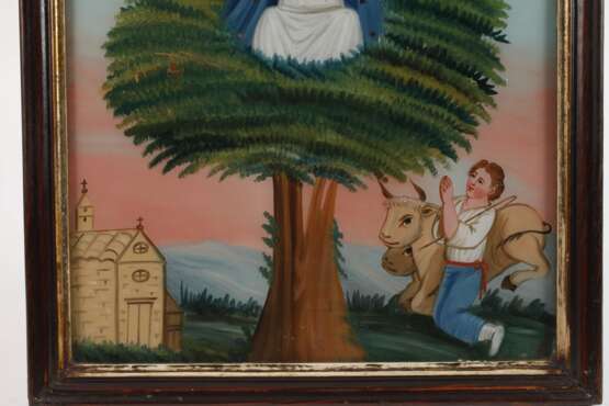 Bäuerliches Votivbild, Hinterglasmalerei 19. Jh. - photo 3 Bäuerliches Votivbild, Hinterglasmalerei 19. Jh. - photo 3