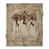Ikone der Drei Heiligen Hierarchen - фото 1