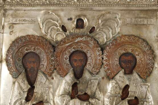 Ikone der Drei Heiligen Hierarchen - фото 4