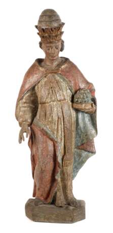 Geschnitzte Heiligenplastik - Foto 1 Geschnitzte Heiligenplastik - Foto 1