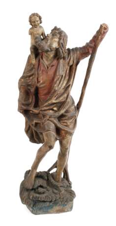 Geschnitzte Heiligenfigur - photo 1