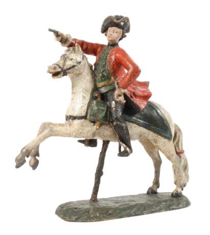 Geschnitzte Reiterplastik - photo 1 Geschnitzte Reiterplastik - photo 1