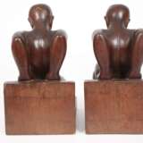 Paar figürliche Buchstützen - photo 4
