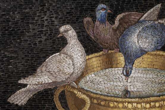 Mikromosaik mit den Plinischen Tauben - фото 4