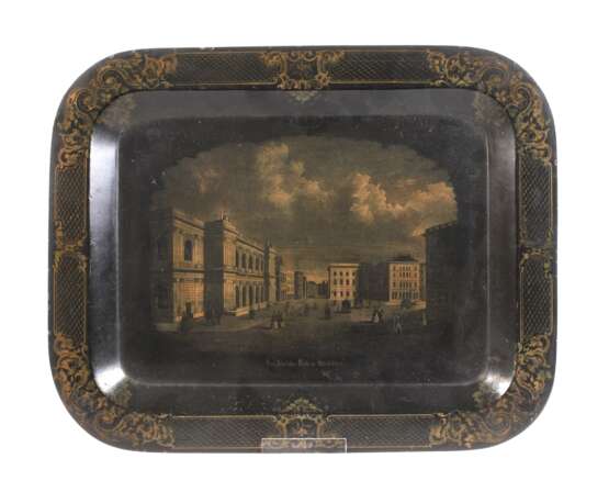 Lacktablett Biedermeier - фото 1