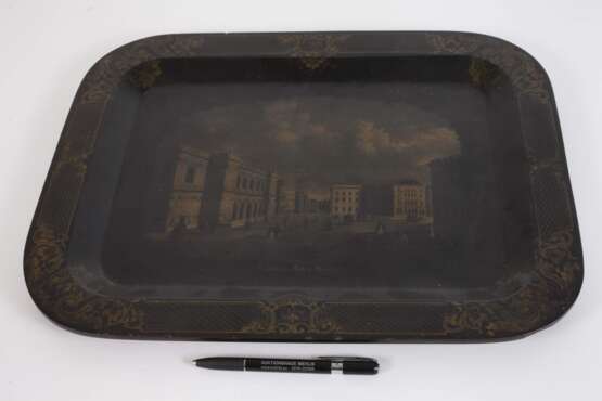 Lacktablett Biedermeier - фото 2