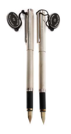 Paar Füllfederhalter Silber - фото 1