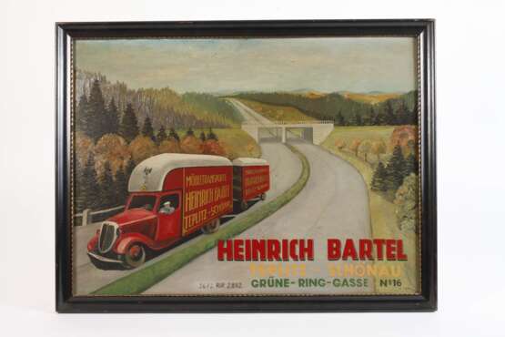 Werbetafel "Heinrich Bartel" Teplitz-Schönau - фото 2