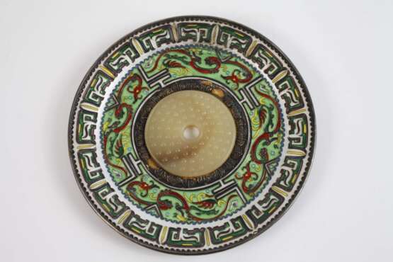 Cloisonnéschale mit Bi-Scheibe - photo 2