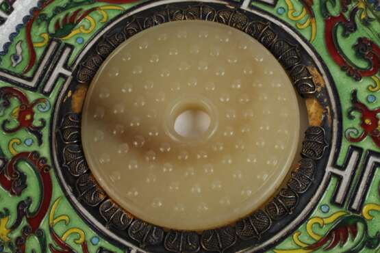 Cloisonnéschale mit Bi-Scheibe - photo 4