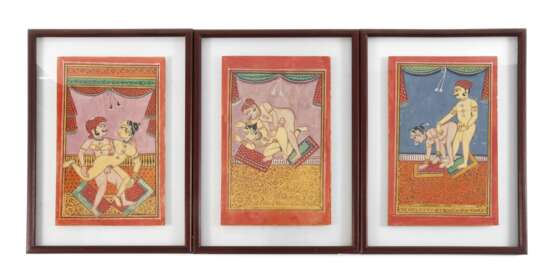 Drei Gouachen Erotika - Foto 1 Drei Gouachen Erotika - Foto 1