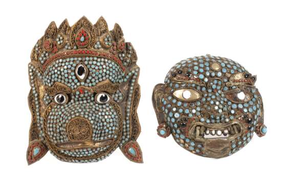 Zwei Ziermasken - Foto 1