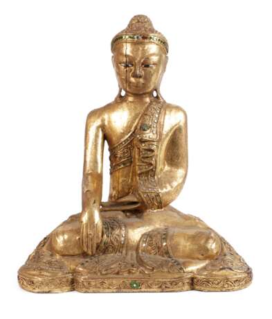 Geschnitzte Buddhaplastik - Foto 1 Geschnitzte Buddhaplastik - Foto 1