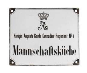 Emailleschild Garde-Grenadier-Regiment Preußen