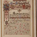 Abschiedsurkunde Freiherr von der Heydte - photo 2