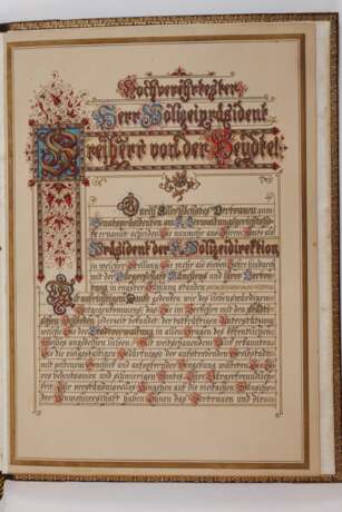 Abschiedsurkunde Freiherr von der Heydte - photo 2
