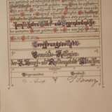 Abschiedsurkunde Freiherr von der Heydte - photo 3