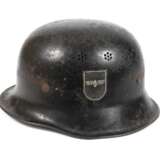 Helm der Reichsbahn-Feuerschutzpolizei - Foto 1