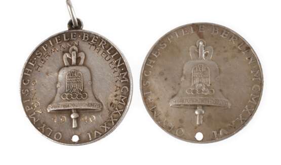 Zwei Silbermedaillen Olympiade 1936 - photo 1