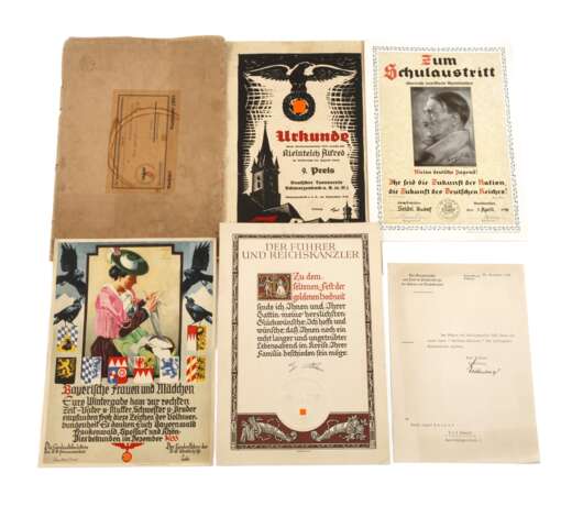 Konvolut Urkunden 3. Reich - photo 1 Konvolut Urkunden 3. Reich - photo 1
