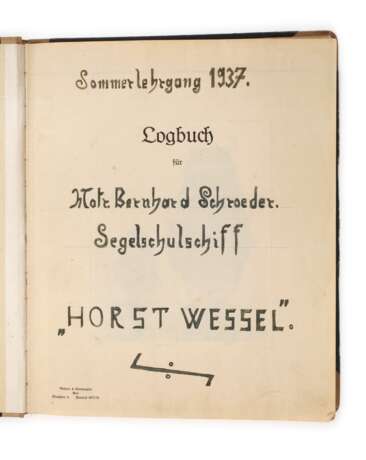 Logbuch Segelschulschiff Hort Wessel - photo 1