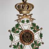 Orden Leopold II. Kommandeurskreuz mit Schwertern - Foto 3